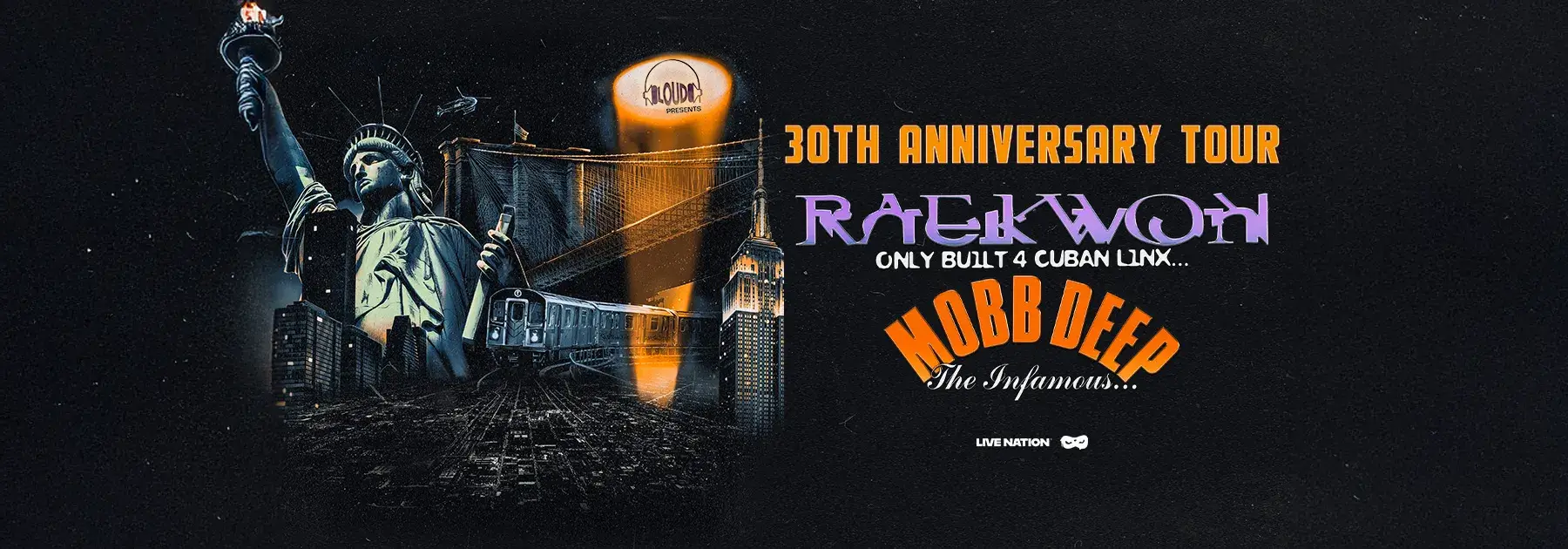 Raekwon and Mobb Deep 30th Anniversary Tour artwork